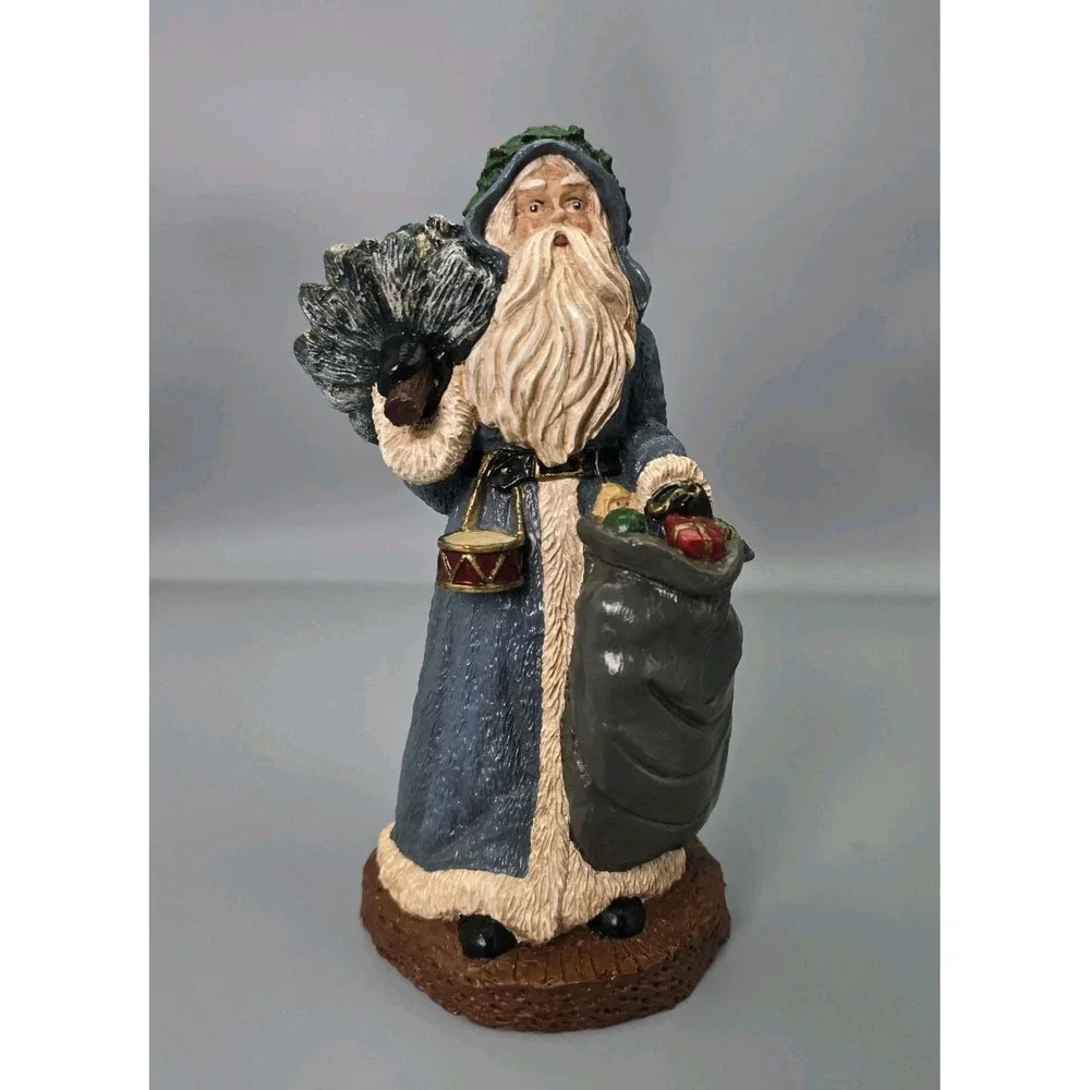 Vintage‎ Finland Joulupukki Santa Figurine Nordic Father Christmas Resin 1992